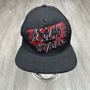 NEW Black Suicide Squad Movie Hat Cap‎ In Squad We Trust DC Comics Flat Brim